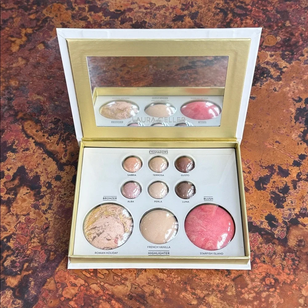 Laura Geller Tuscan Dreams 6 Eyeshadow Palette with Bronzer Blush & Highlighter - Picture 4 of 7
